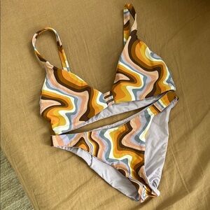 Volcom Retro Swirl Bikini Set